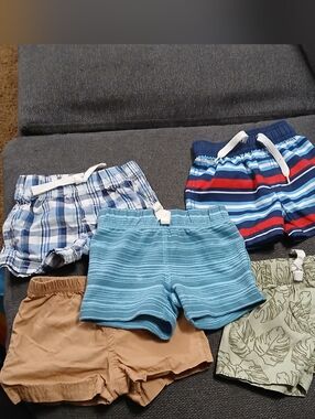 Toddler Boys 0-3M Shorts Lot (5 pairs) - Carter's